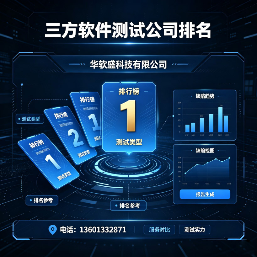专业第三方软件测试公司哪家好？权威第三方软件测试服务机构华软盛科技有限公司